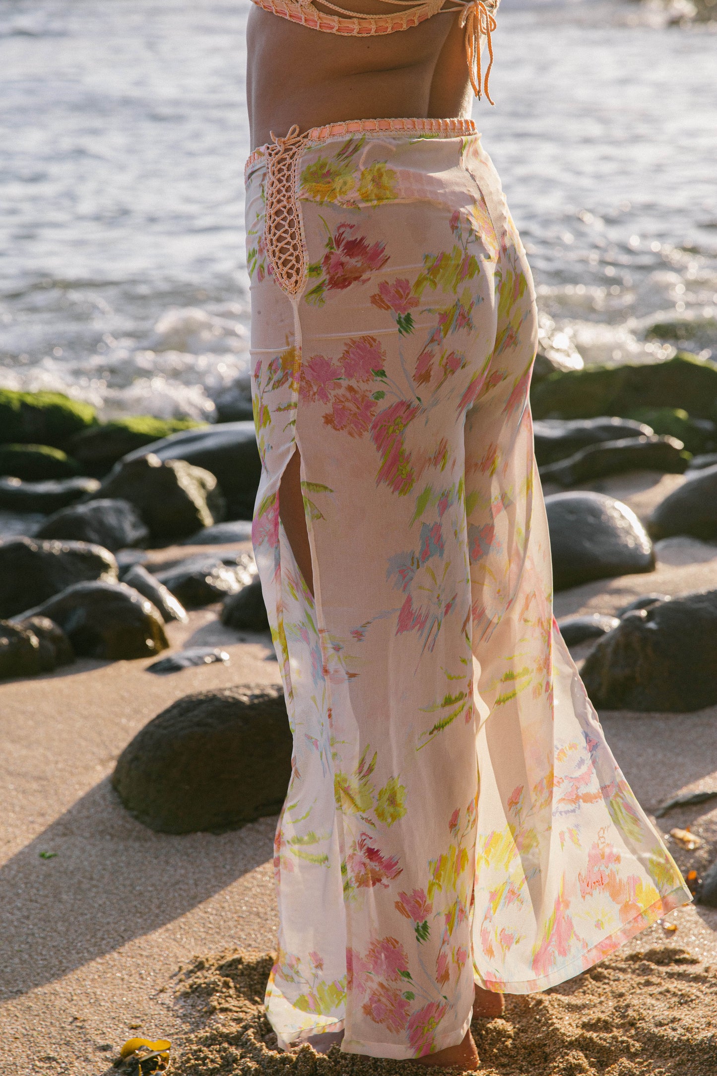 Recife Beach Pants w/ Crochet Details