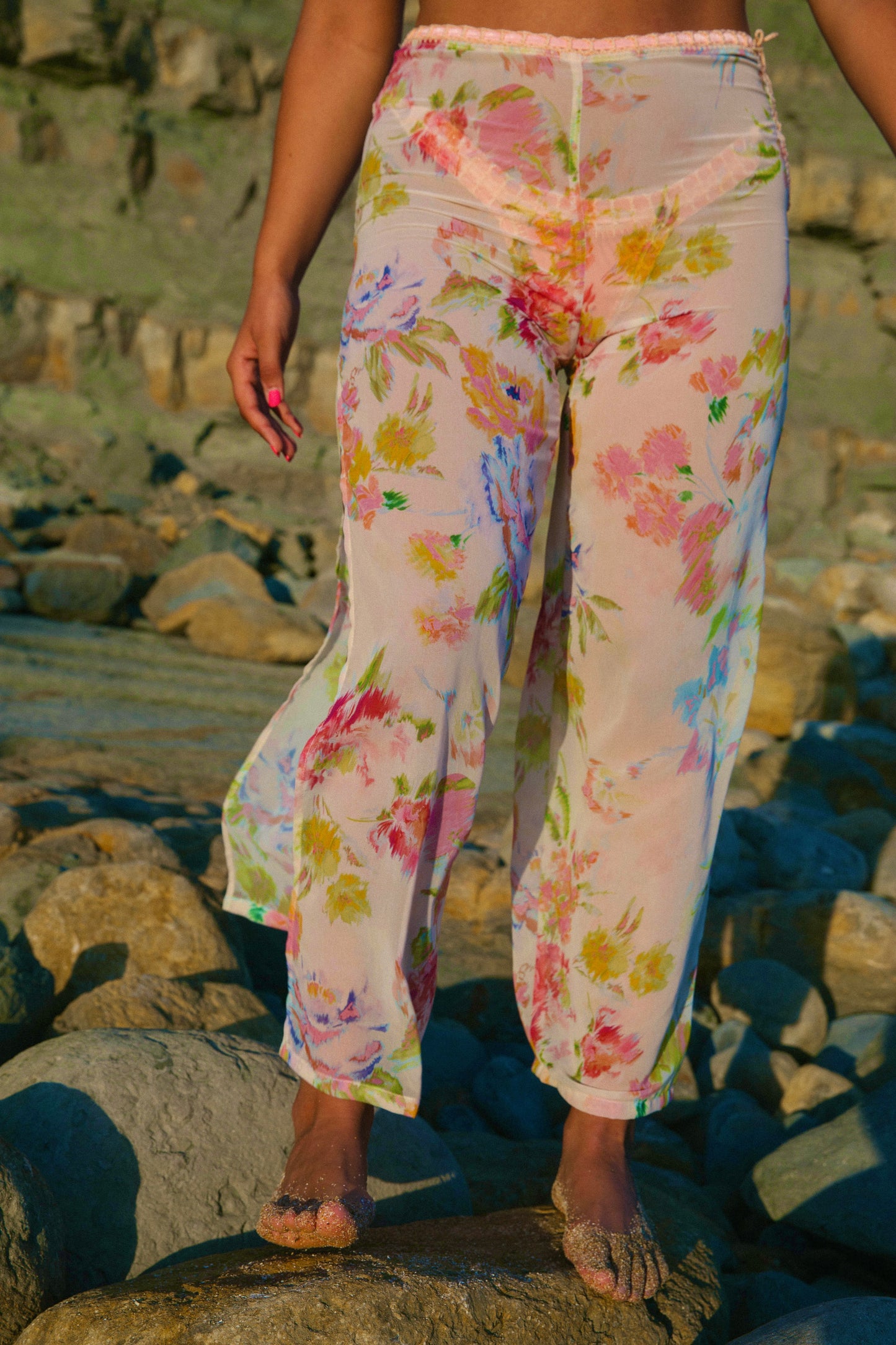 Recife Beach Pants w/ Crochet Details